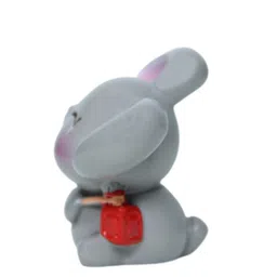 Wonderland Set Of 6 Grey Mouse Miniature Toys Garden Accessory image 3