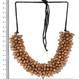 Saraf RS Jewellery Women Golden Beaded Bridal Hair Accessories image 4