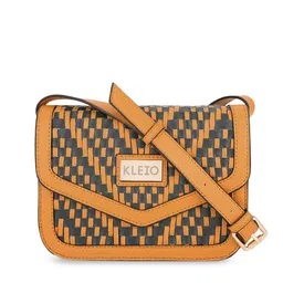 KLEIO Twin Colored Weaved Sling Handbag image 2