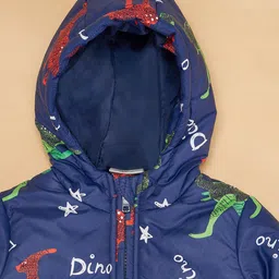 Pantaloons Baby Boys Conversational Printed Crop Puffer Jacket image 3