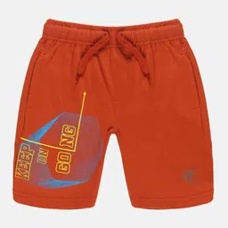 KiddoPanti Boys Typography Printed Pure Cotton Shorts-picture-20