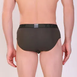 T.T. Men Pack Of 4 Desire Mid-Rise Combed Cotton Basic Briefs image 3