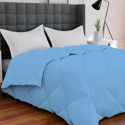 AVI Blue Mild Winter 233 GSM Double Bed Comforter-picture-26