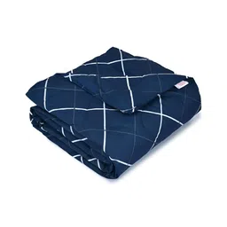 RRC Navy Blue Geometric AC Room 210 GSM Single Bed Comforter image 4