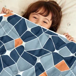 Divine Casa Blue Microfiber Mild Winter 120 GSM Single Bed Comforter image 2