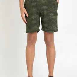 Club York Men Camouflage Printed Mid-Rise Regular Shorts-picture-16