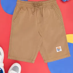 Pantaloons Junior Boys Mid-Rise Pure Cotton Shorts-image-83
