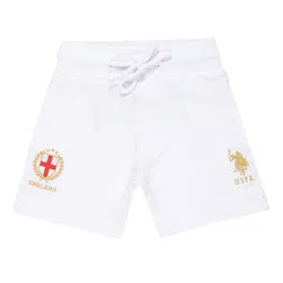 U.S. Polo Assn. Kids Boys Embroidered Detail Mid-Rise Shorts-picture-39
