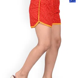 BAESD Girls Pack Of 2 Printed Cotton High-Rise Hot Pants-picture-25