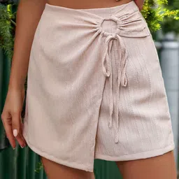 Stylecast X KPOP Women Slim Fit Tie-Ups Mini Skorts-picture-39