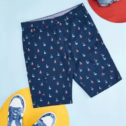 Pantaloons Junior Boys Conversational Printed Cotton Shorts-image-5
