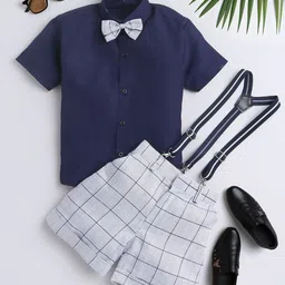 BAESD Boys Short Sleeves Shirt With Shorts-picture-27