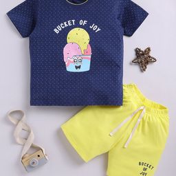 BAESD Boys Printed Pure Cotton T-shirt with Shorts-picture-19