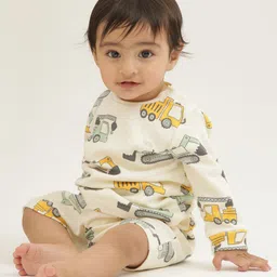 Nap Chief Infants Conversational Printed Pure Cotton Nightsuit-picture-35