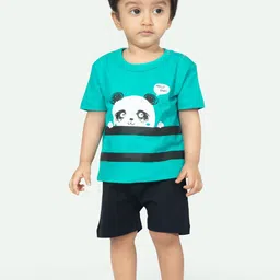 ariel Kids Printed Pure Cotton T-shirt with Shorts-picture-23