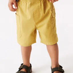 StyleCast x Revolte Khaki Boys Cotton Cargo Shorts-picture-15