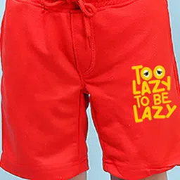 NUSYL Boys Typography Printed Mid Rise Shorts-picture-26