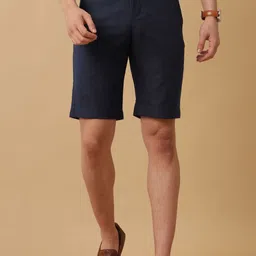 Linen Club Men Slim Fit Outdoor Shorts-image-12