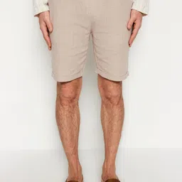 Trendyol Men Mid Rise Pure Cotton Regular Shorts-picture-14