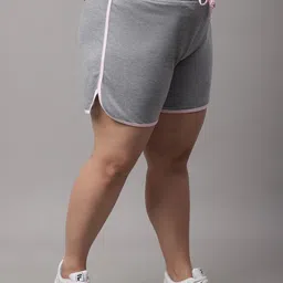 Rute Plus Size Women Mid-Rise Cotton Regular Shorts image 2