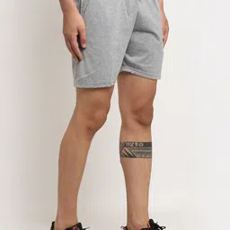mack jonney VIMAL JONNEY Men Grey Regular Fit Shorts image 5