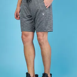 Technosport Men Slim Fit Mid-Rise Rapid-Dry Techno Dry Technology Training or Gym Shorts image 2
