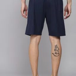 GRIFFEL Men High-Rise Cotton Shorts image 3
