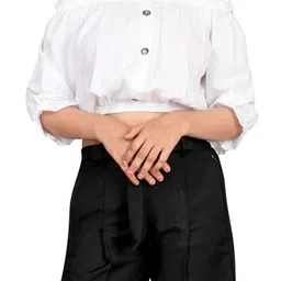 BAESD Girls Off Shoulder Top With Shorts image 5