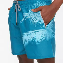 Trendyol Men Floral Printed Mid-Rise Shorts image 3