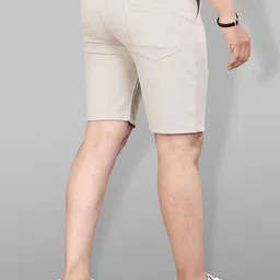 INDICLUB Men Striped Running Shorts image 3