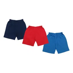 Clothe Funn Boys Pack of 3 Mid-Rise Cotton Shorts image 3