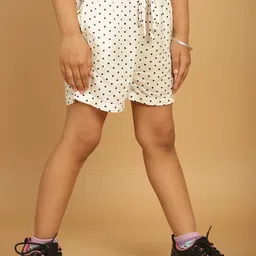 MINI & MING Girls Geometric Printed Low-Rise Shorts image 4