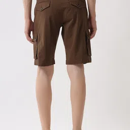 WROGN Men Slim Fit Mid-Rise Cargo Shorts image 3