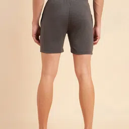 Sweet Dreams Men Grey Mid-Rise Cotton Shorts image 4