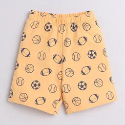 BUMZEE Infant Boys Pack Of 3 Printed Cotton Shorts image 2