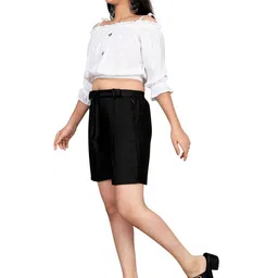 BAESD Girls Off Shoulder Top With Shorts image 4