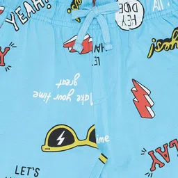 Pantaloons Junior Boys Conversational Printed Cotton Shorts image 2