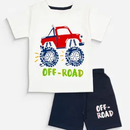BAESD Unisex Kids Printed T-shirt with Shorts image 5