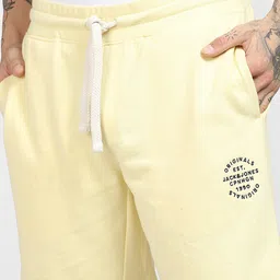 Jack & Jones Men Yellow Low-Rise Shorts image 5