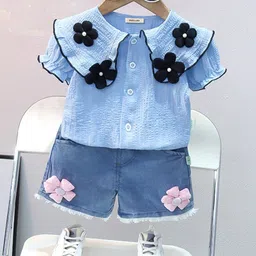 INCLUD Girls Applique Top With Shorts-picture-39