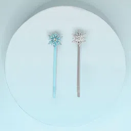 hair drama co. HAIR DRAMA COMPANY Girls Blue & Silver-Toned Embellished Hair Accessory Set of Two-picture-39