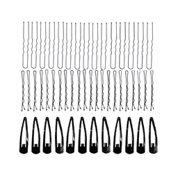 CHRONEX Women Set Of 36 Black Hair Accessory-image-11