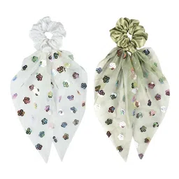 Radhu & Kabby Women Set of 2 Embellished Ponytail Holders image 2