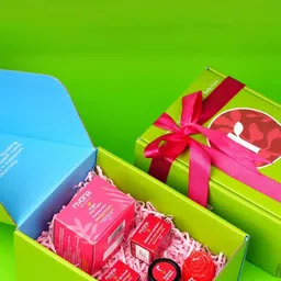 Rivona Naturals Set Of 3 The Pink Love Story Face Cream-50g With Lip Scrub & Balm -8g Each image 2