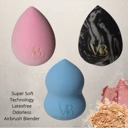 Veoni BELLE Super Soft Latex Free Airbrush Blend Professional Makeup Blender - Black image 4