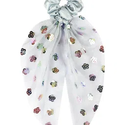 Radhu & Kabby Women Set of 2 Embellished Ponytail Holders image 3