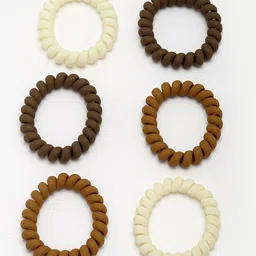 VOGUE PANASH Women Set Of 3 Spring Scrunchies image 3