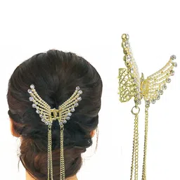 CHRONEX Embellished Butterfly Claw Clip image 4