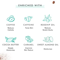 MCaffeine Pre & Post Shower Routine with Coffee Body Massage Oil & Choco Body Butter image 4