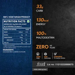 AS-IT-IS Nutrition ATOM 100% Pure Carb,  2.2 lb  Cookies & Cream  image 2